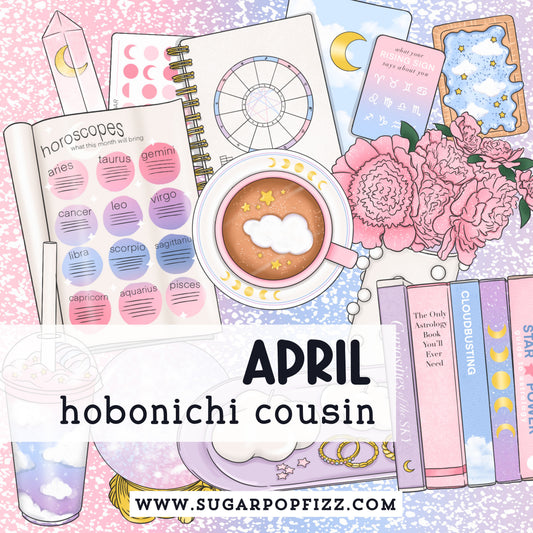April Hobonichi Cousin Subscription Extras
