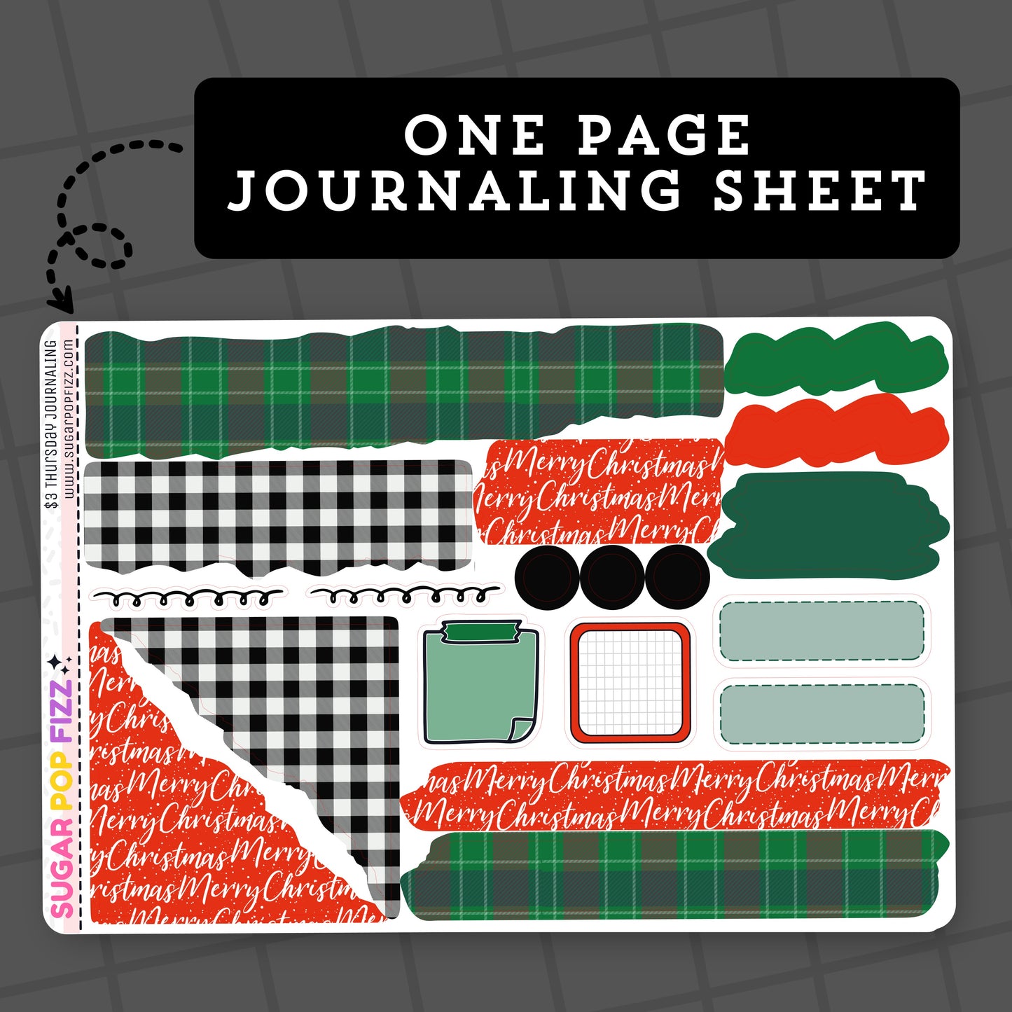 Merry Xmas - $3 Thursday - Journaling