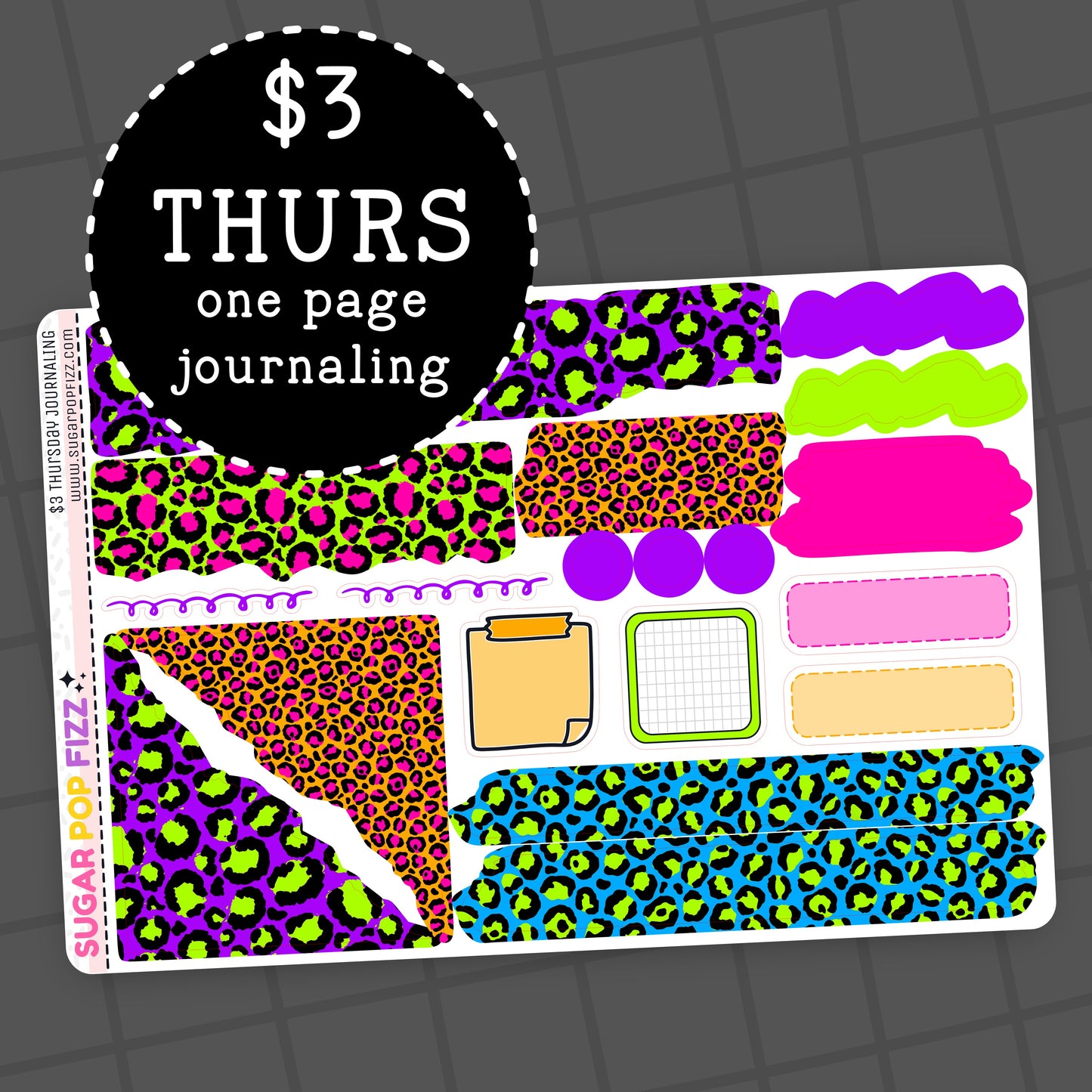 Neon Animal - $3 Thursday - Journaling