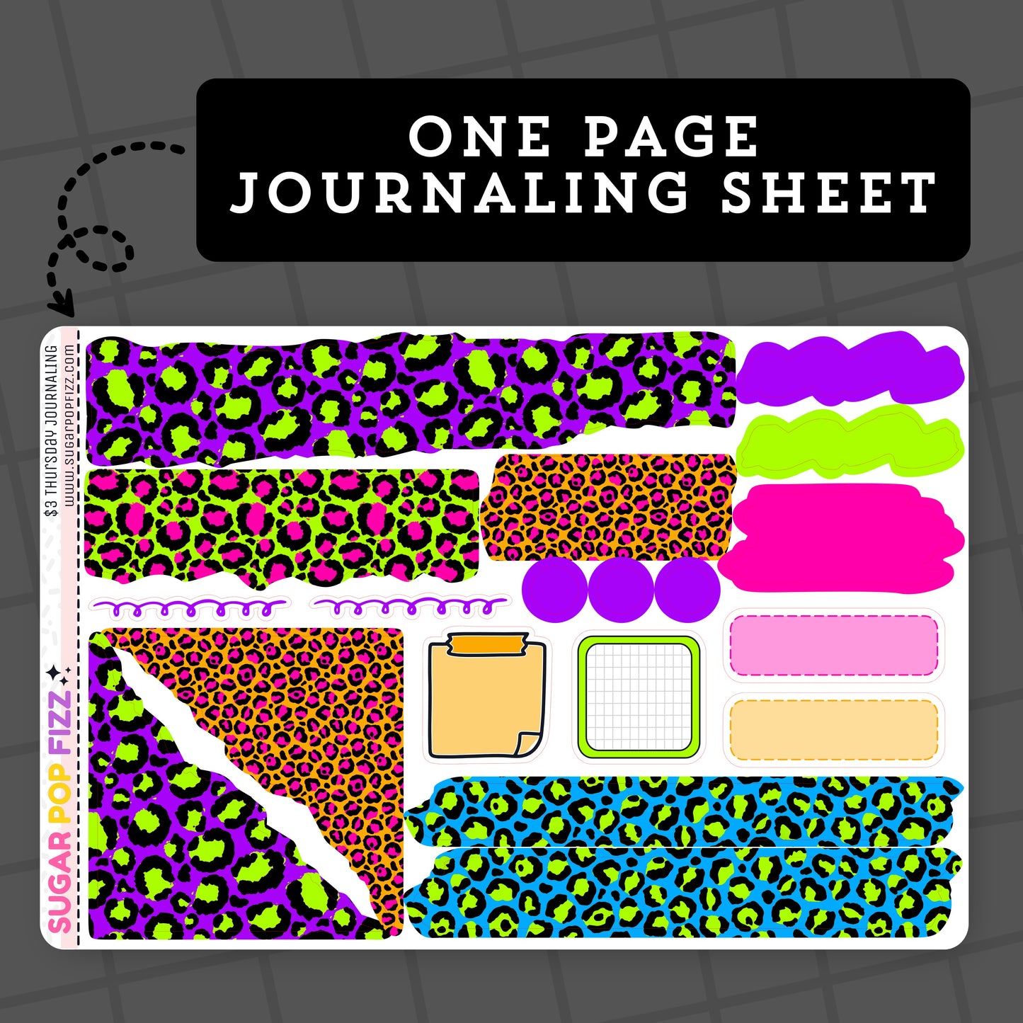 Neon Animal - $3 Thursday - Journaling