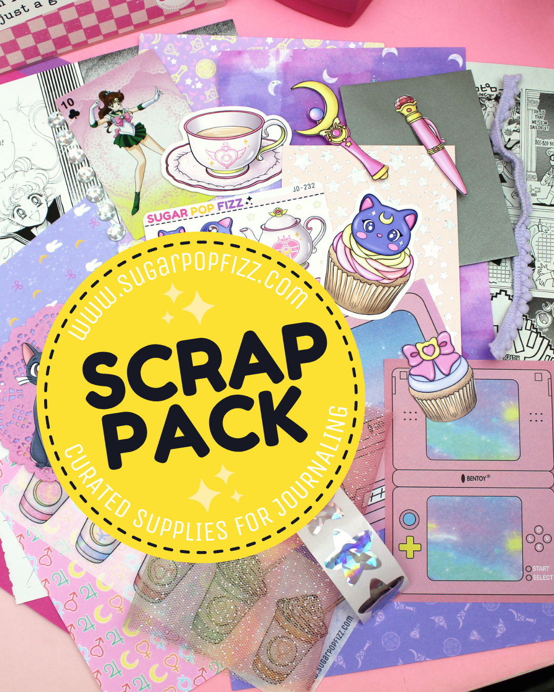 Moonie Cafe Scrap Pack (3 sizes)