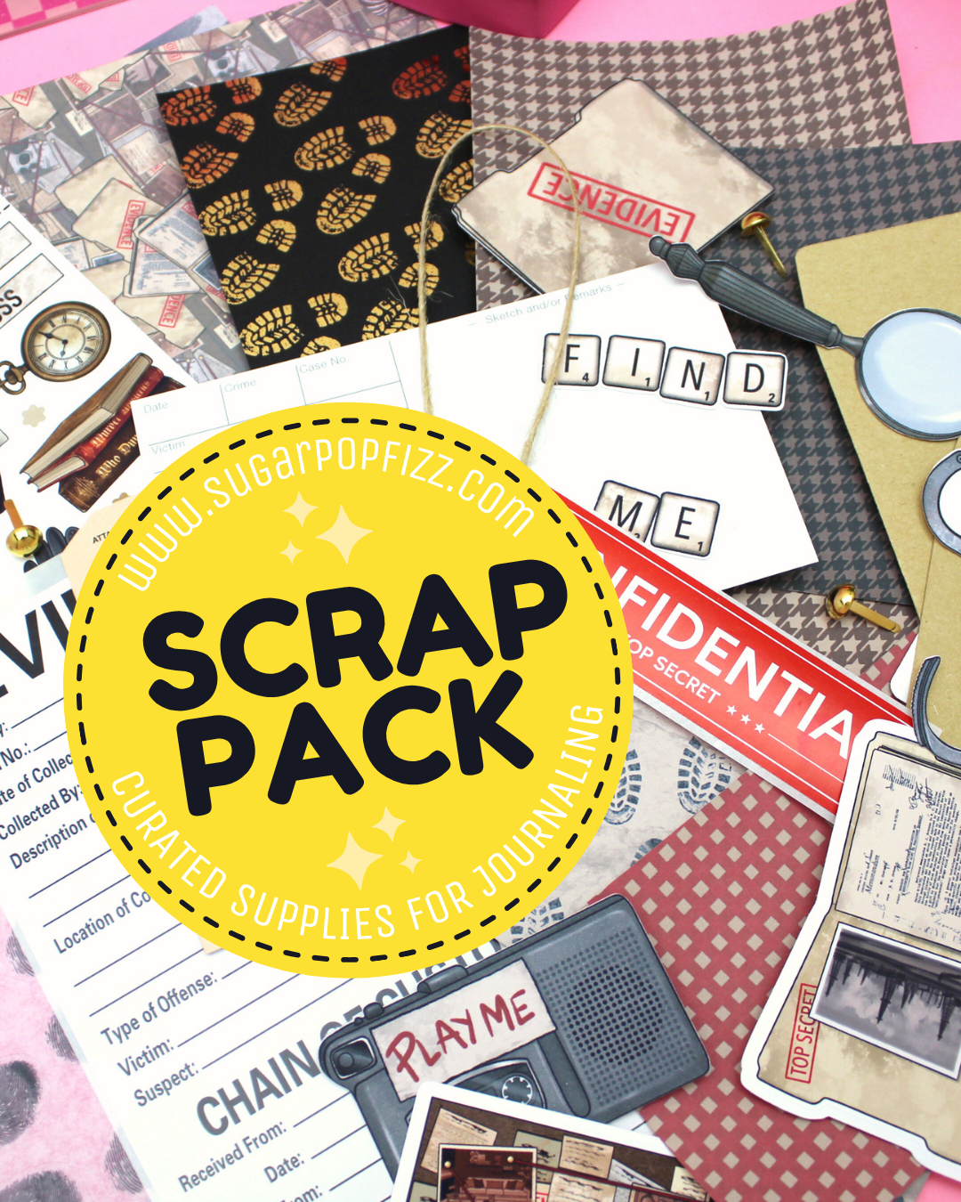 Mystery Thriller Scrap Pack (3 sizes)