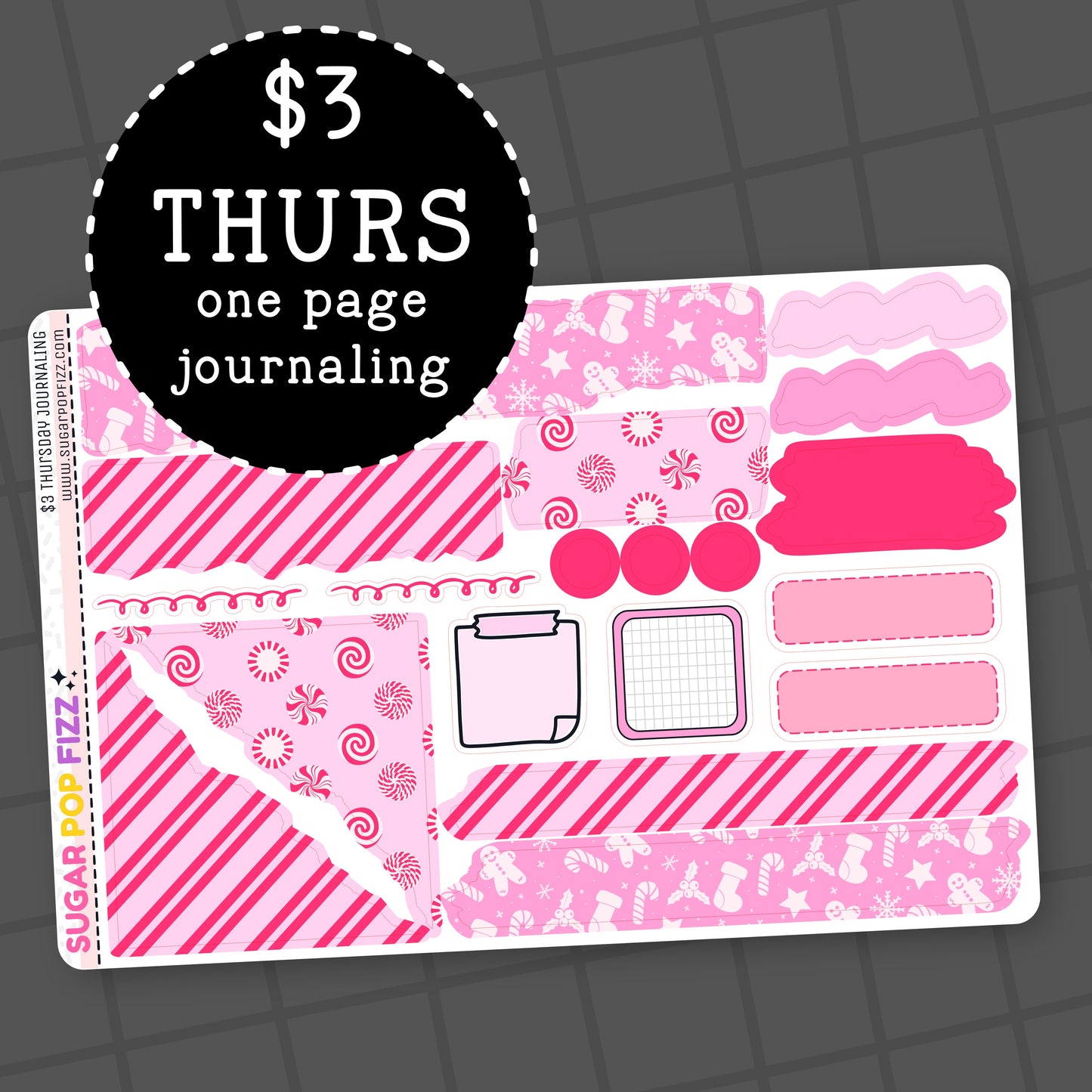 Pink Peppermint - $3 Thursday - Journaling
