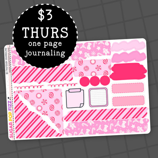 Pink Peppermint - $3 Thursday - Journaling