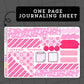 Pink Peppermint - $3 Thursday - Journaling