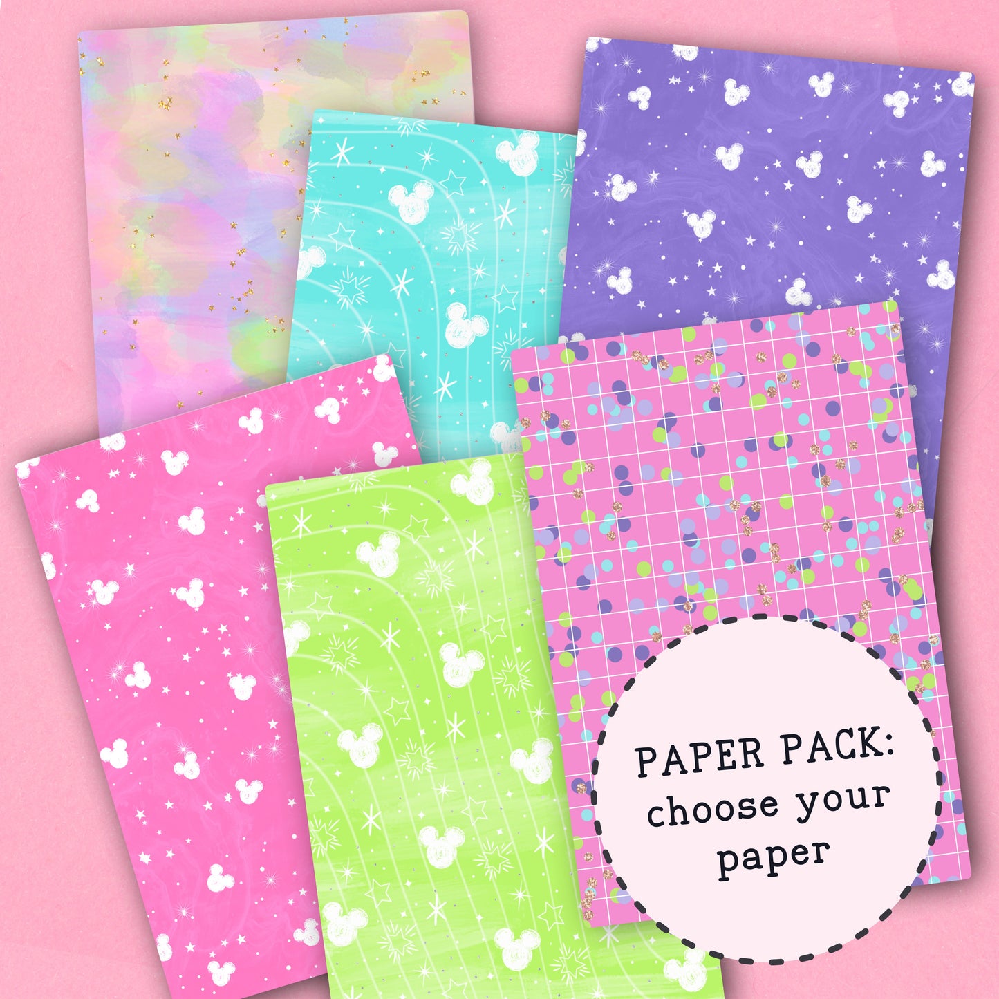 Magical Memories Paper Pack - choose your paper - PPK104