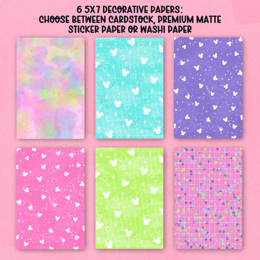 Magical Memories Paper Pack - choose your paper - PPK104