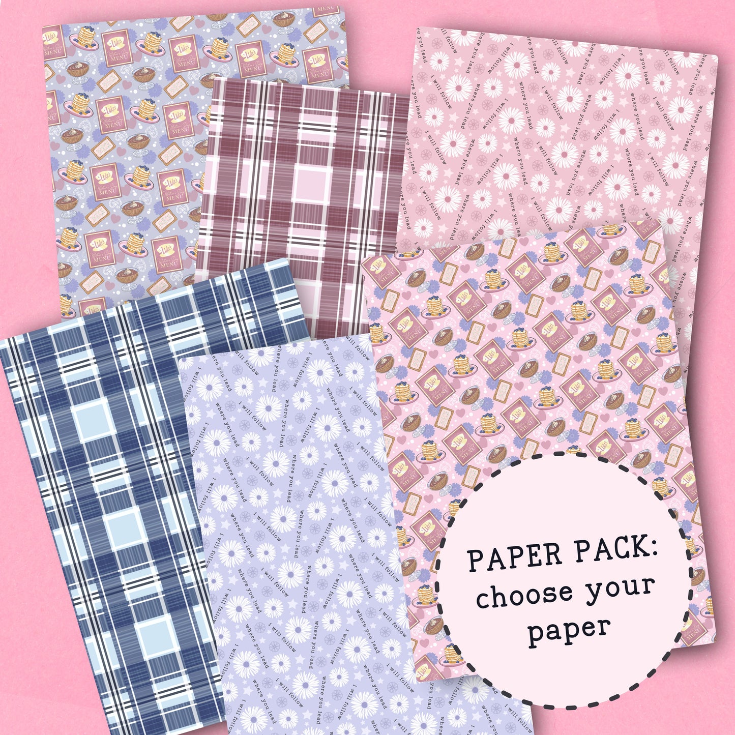 Gilmore Paper Pack - choose your paper - PPK101