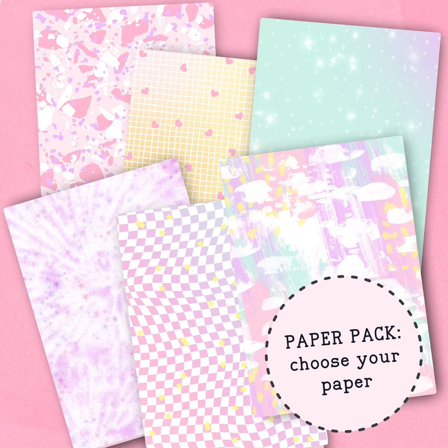 Sweet Paper Pack - choose your paper - PPK107