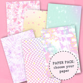 Sweet Paper Pack - choose your paper - PPK107