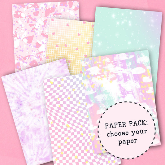 Sweet Paper Pack - choose your paper - PPK107