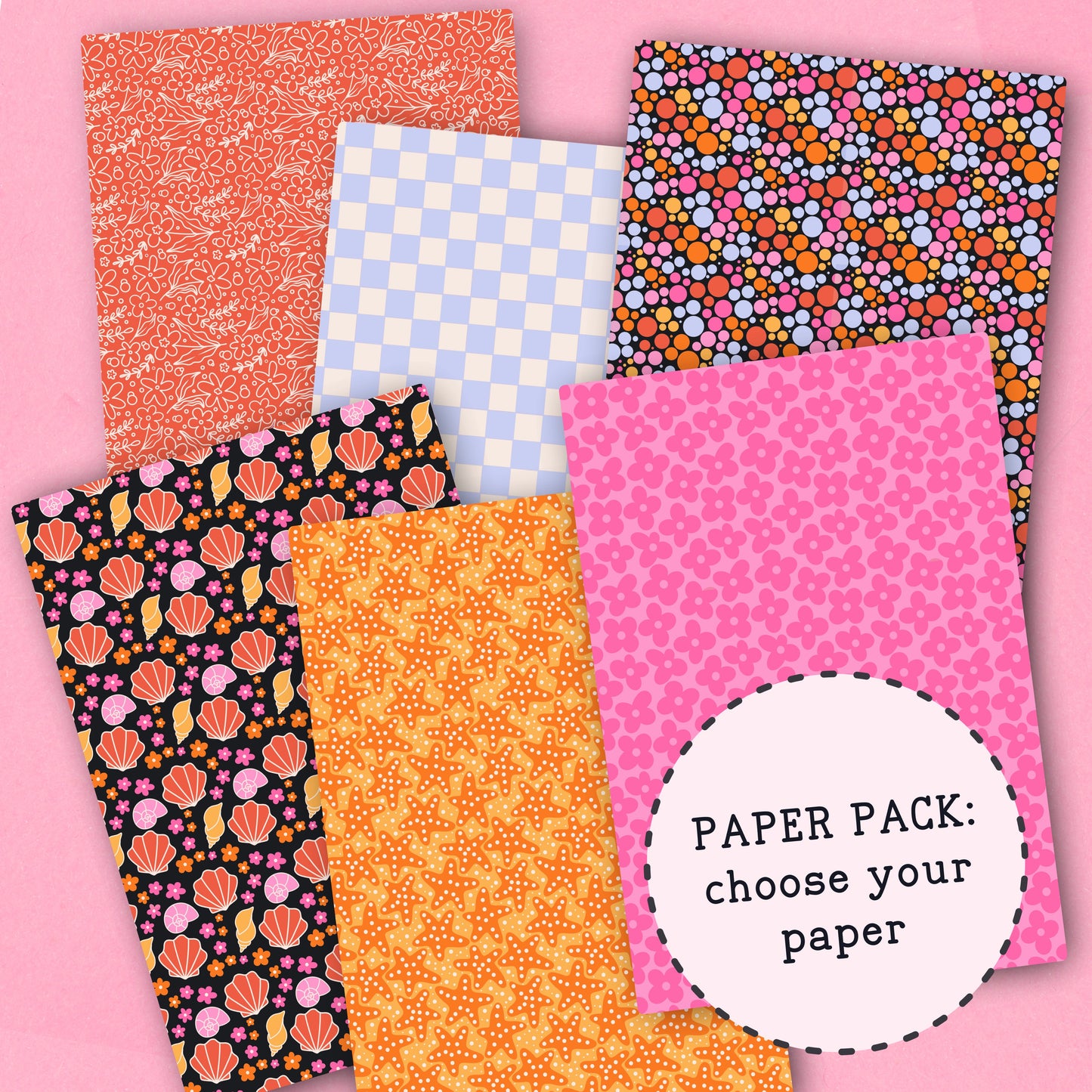 Sea Life Paper Pack - choose your paper - PPK108