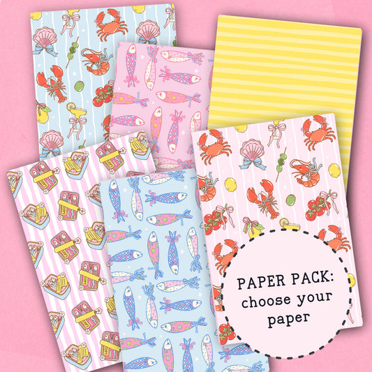 Coastal Coquette Paper Pack - choose your paper - PPK109