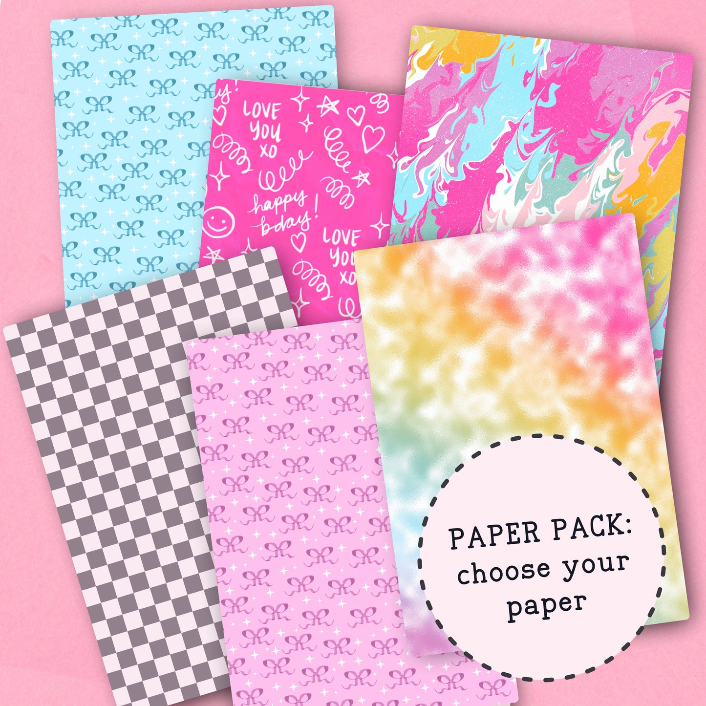 Birthday Bash Paper Pack - choose your paper - PPK111