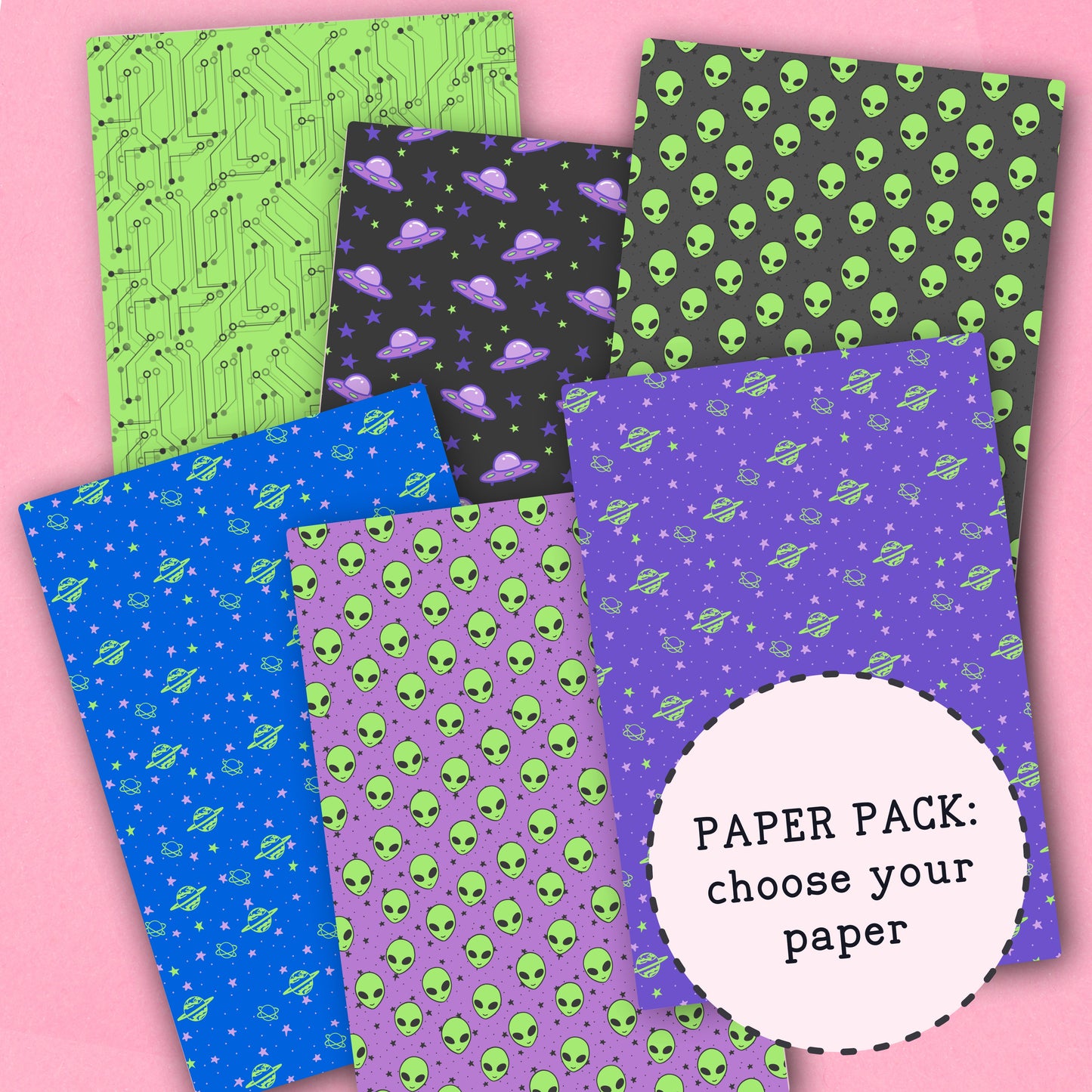 Close Encounters Paper Pack - choose your paper - PPK112