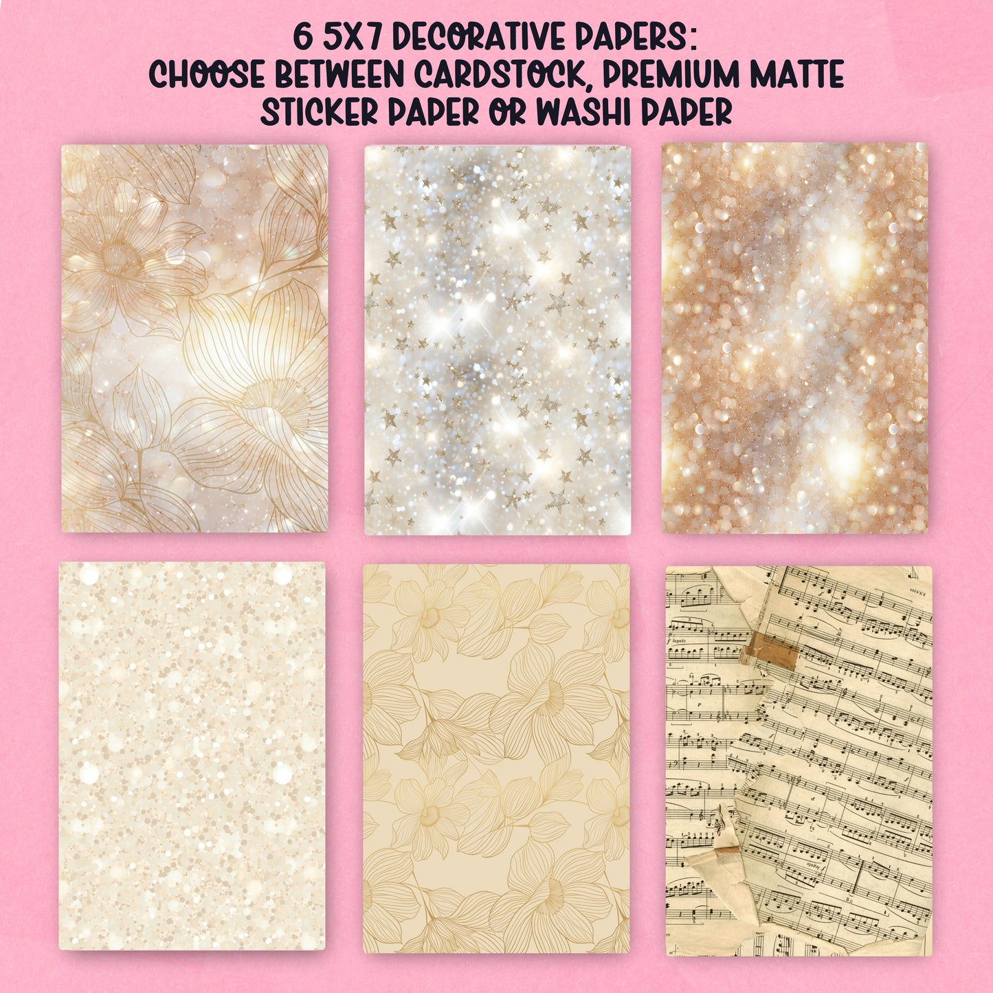 Fearless Paper Pack - choose your paper - PPK114
