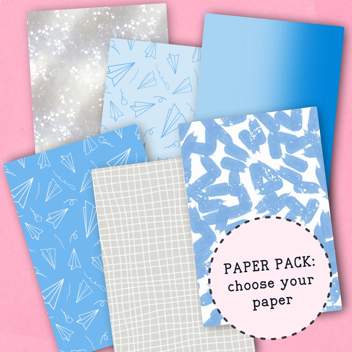 1989 Paper Pack - choose your paper - PPK117