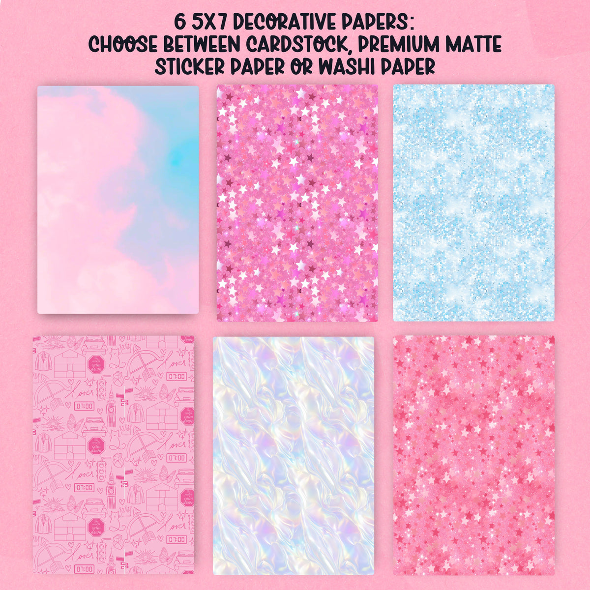 Lover Paper Pack - choose your paper - PPK119