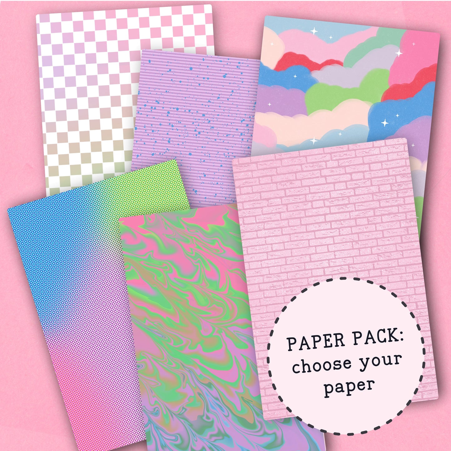 Skater Paper Pack - choose your paper - PPK128
