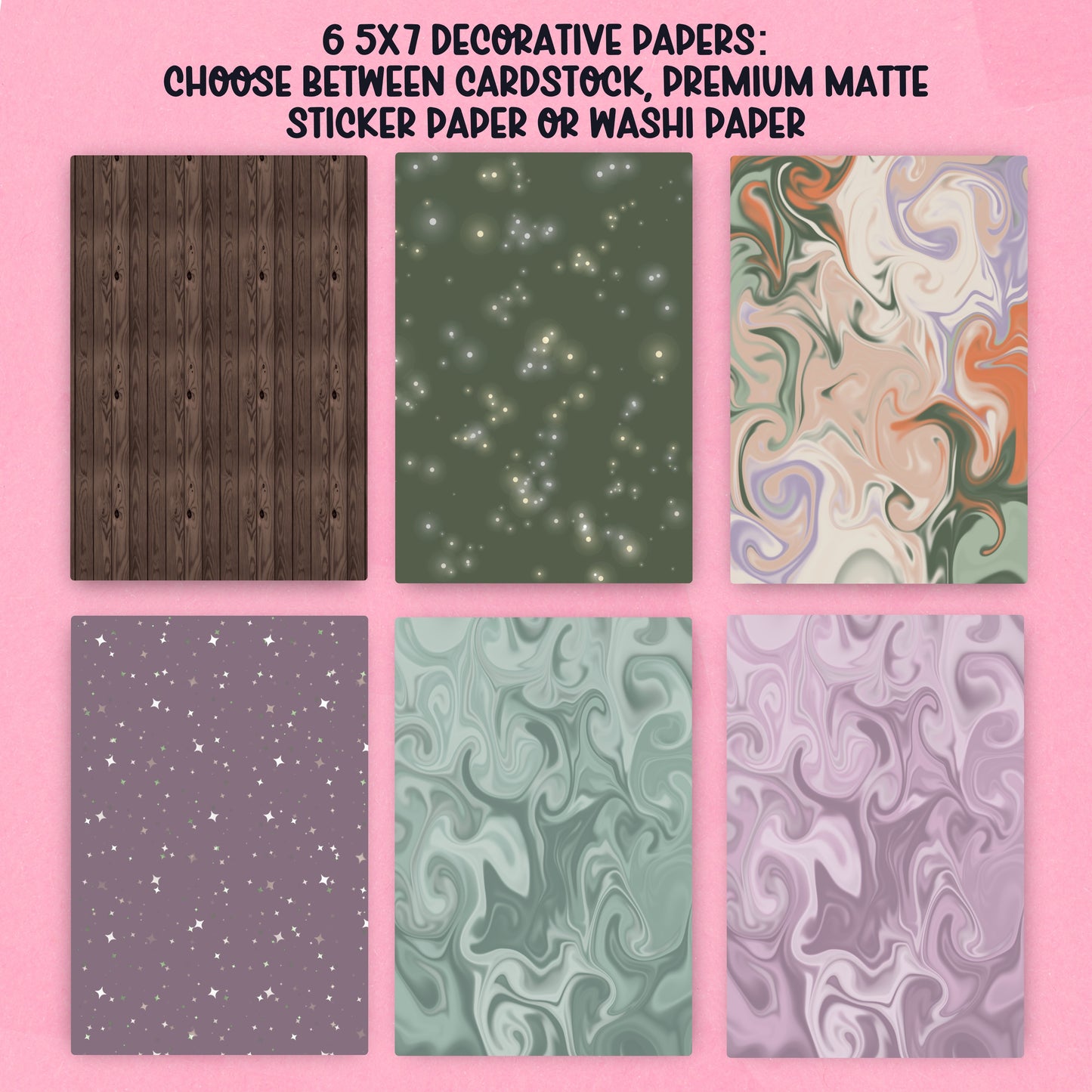 Practical Magic Paper Pack - choose your paper - PPK130