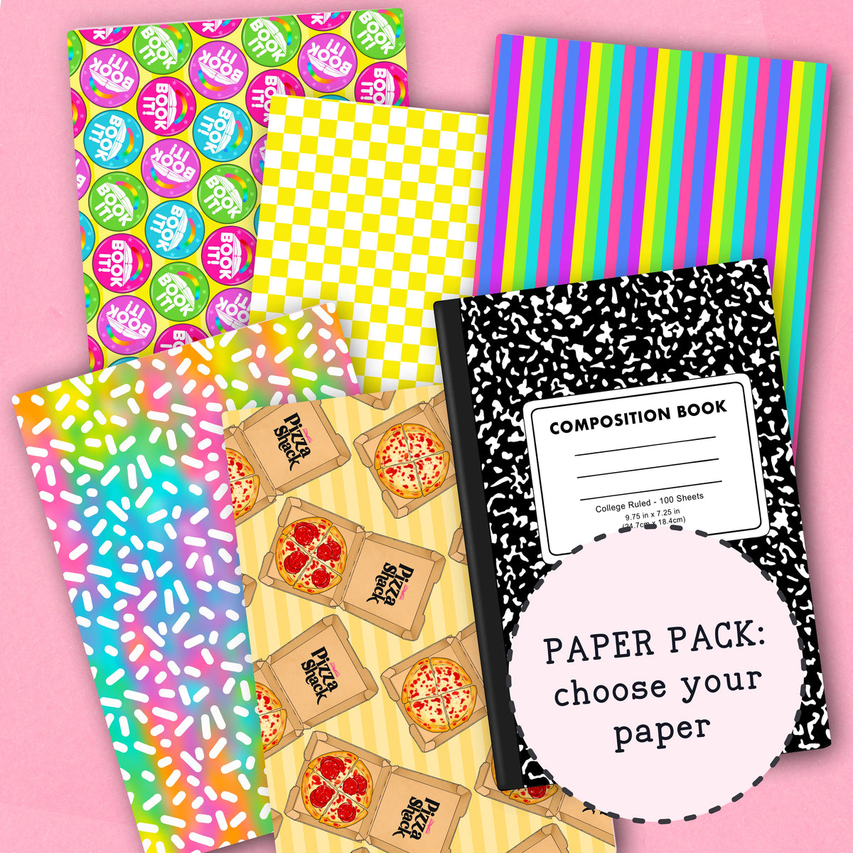 Book It Book Fair Paper Pack - choose your paper - PPK131