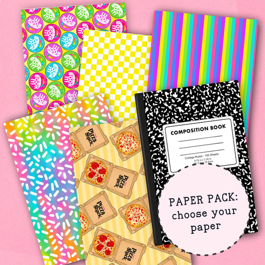 Book It Book Fair Paper Pack - choose your paper - PPK131