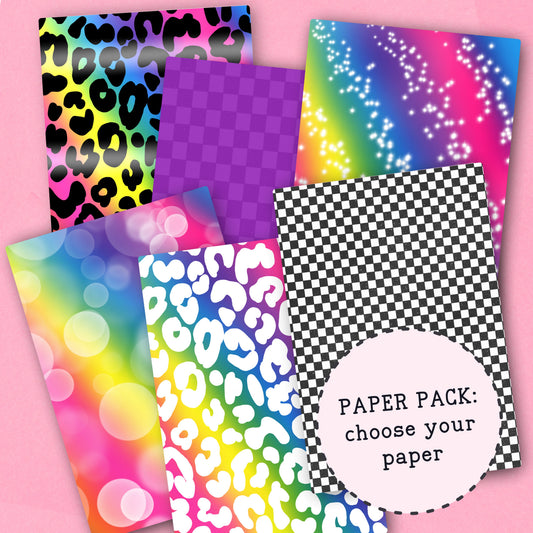 90s Baby Paper Pack - choose your paper - PPK132