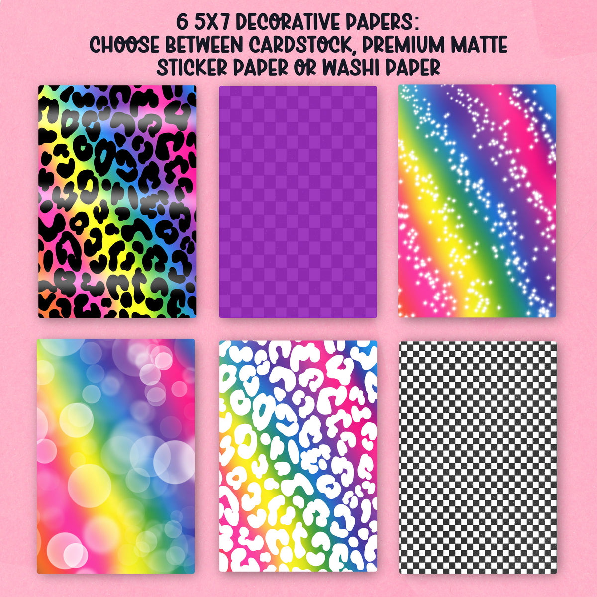 90s Baby Paper Pack - choose your paper - PPK132
