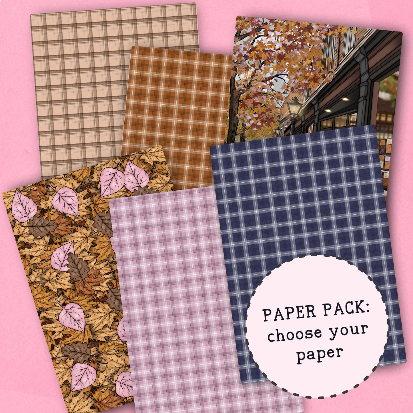 Autumn in the City Paper Pack - choose your paper - PPK133