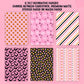 Pink Halloween Paper Pack - choose your paper - PPK135