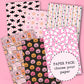 Pink Halloween Paper Pack - choose your paper - PPK136