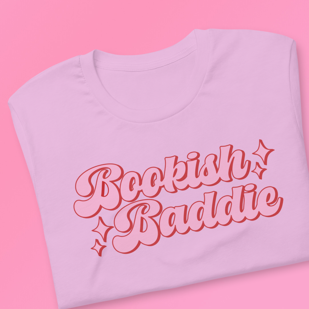 Bookish Baddie t-shirt - multiple color options