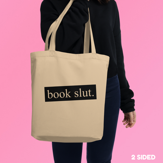 Book Slut Tote Bag (certified organic)