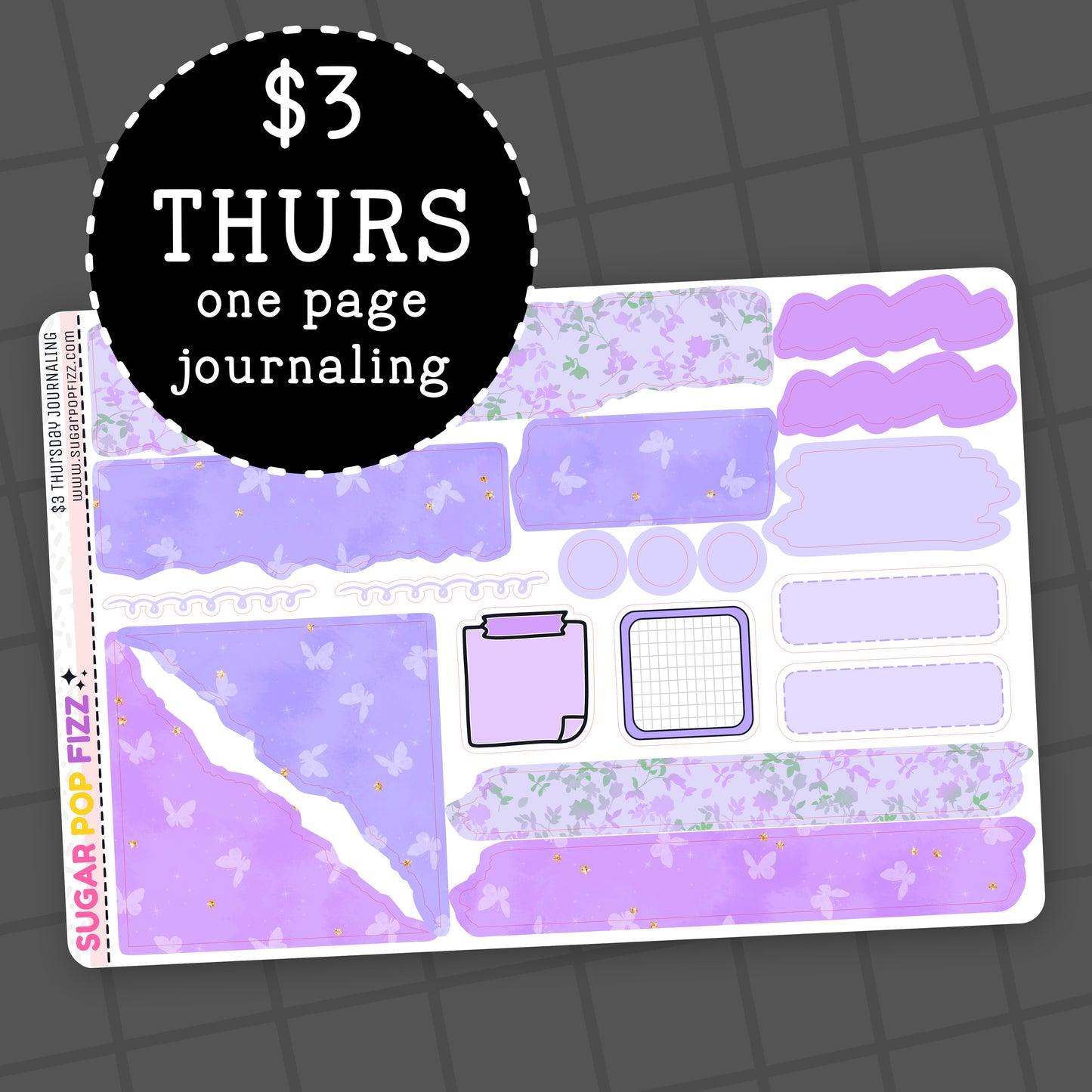 Purple Butterfly - $3 Thursday