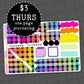 Rainbow Grid - $3 Thursday - Journaling
