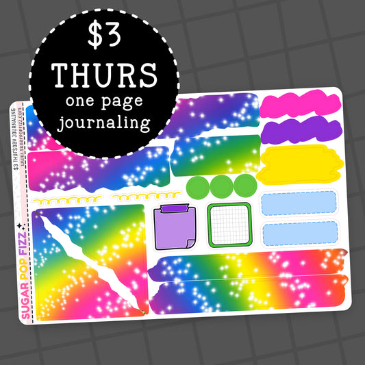 Rainbow Sparkle - $3 Thursday