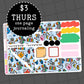 Rainbow Winter - $3 Thursday - Journaling