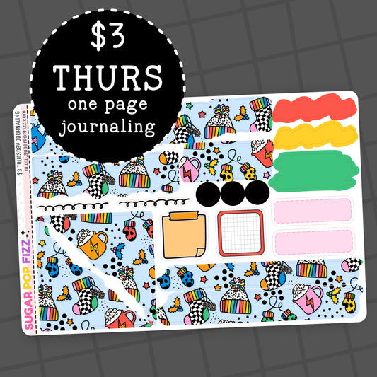 Rainbow Winter - $3 Thursday - Journaling