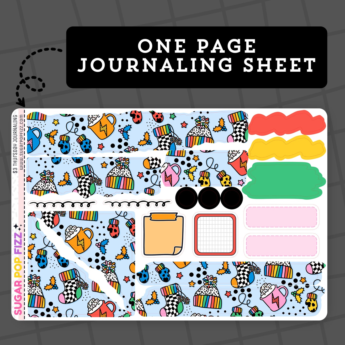 Rainbow Winter - $3 Thursday - Journaling