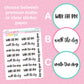 Walk the Dog Script Stickers - S303