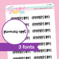 Groomers Appt Script Stickers - S305