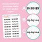 Dog Day Camp Script Stickers - S309