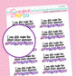 I can still Shimmer - 3 year Anniversary Script Stickers - S313 - RETIRING 12/6