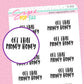 Get That Money Script Stickers - S332