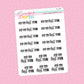 Per My LAST Email Script Stickers - S334