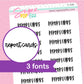 Report Cards Script Stickers - S336