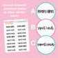 Report Cards Script Stickers - S336