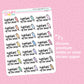 Highlight of the Week Script Stickers - S351