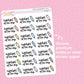 Highlight of the Day Script Stickers - S352