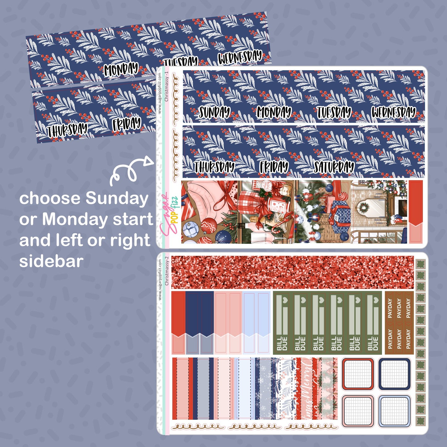 Christmassy Standard Vertical Monthly